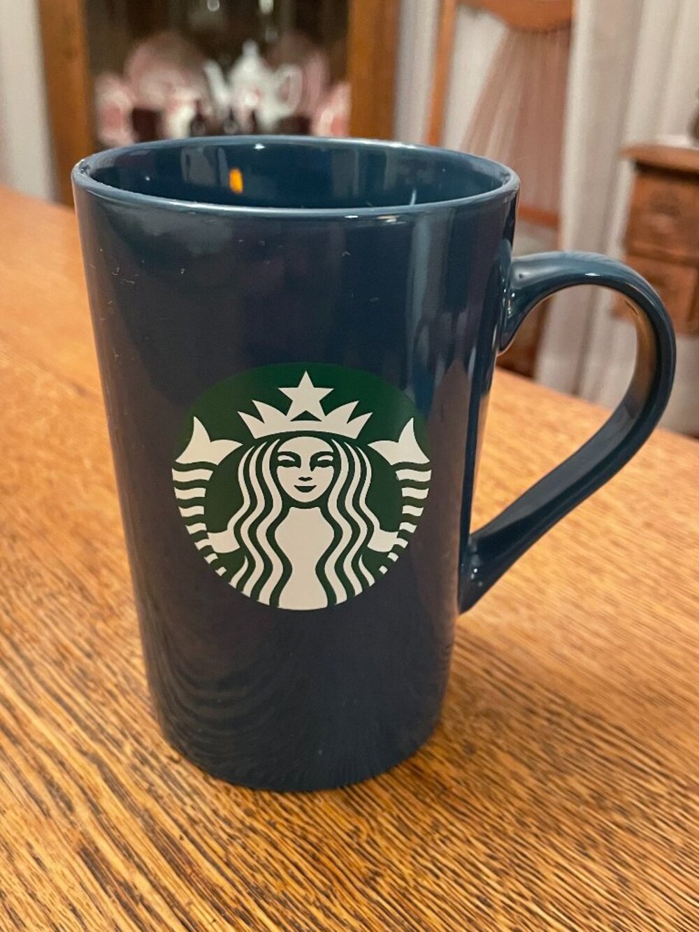 Starbucks 2020 Tall Green Logo Themed Coffee Cup Mug 11 ounces
